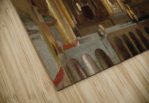 The Interior of St Mark’s Basilica. Venice by Frederic Leighton [1830–1896] MyCozyFineArt puzzle