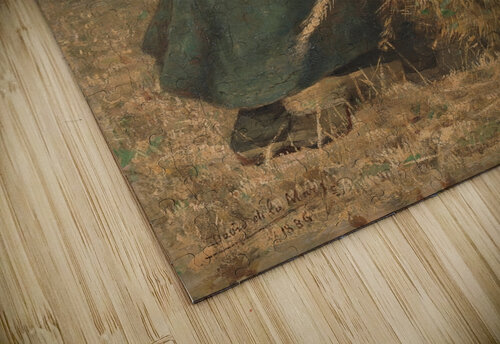 Schoven binden [1866] by David De La Mar [1832–1898] MyCozyFineArt puzzle