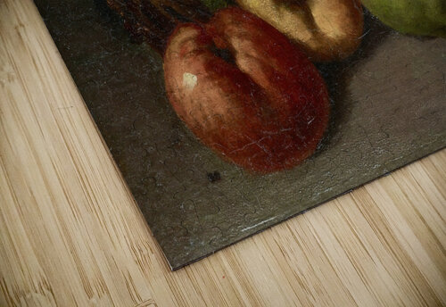 Still Life with Apples. Pear. And Pomegranates [1871] by Gustave Courbet [1819–1877] MyCozyFineArt puzzle