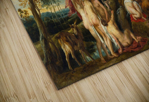 Nymphs Cutting Off Pan’s Beard [C. 1640] by Jacob Jordaens [1593–1678] MyCozyFineArt puzzle