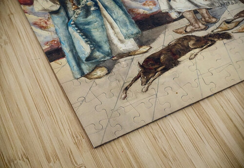 The Guards by Antonio Rivas [1845–1911] MyCozyFineArt puzzle