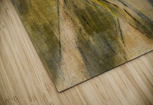 Magnolia Bud [1937] by Christian Rohlfs [1849–1938] MyCozyFineArt puzzle