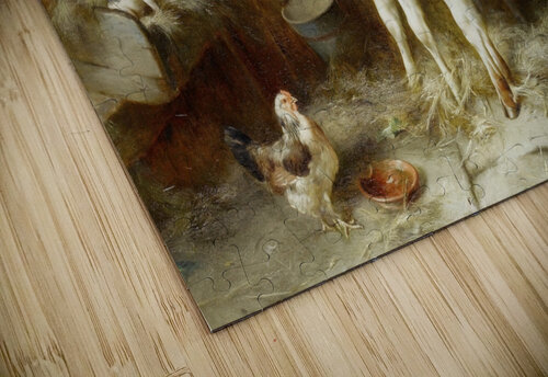 The Dog In The Manger by Walter Hunt [1861–1941] MyCozyFineArt puzzle