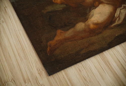 A river god reclining in a landscape by Follower of Nicolas Poussin [1594–1665] MyCozyFineArt puzzle