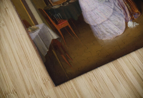 The Major Makes a Proposal [Inspecting a Bride in a Merchant’s House] by Pavel Fedotov [1815–1852] MyCozyFineArt puzzle