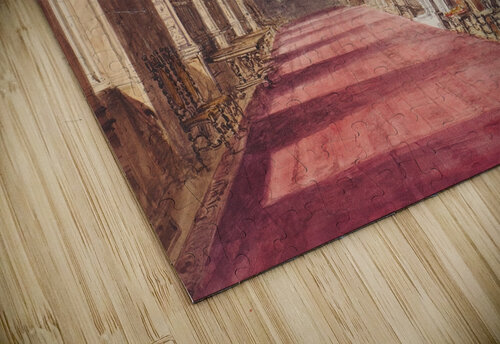 The Gallery. Aston Hall [1824–82] by Allen Edward Everitt [1824–1882] MyCozyFineArt puzzle