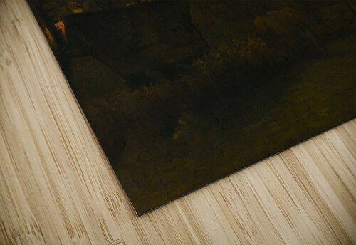 Farming Village at Twilight [1884] by Vincent van Gogh [1853–1890] MyCozyFineArt puzzle