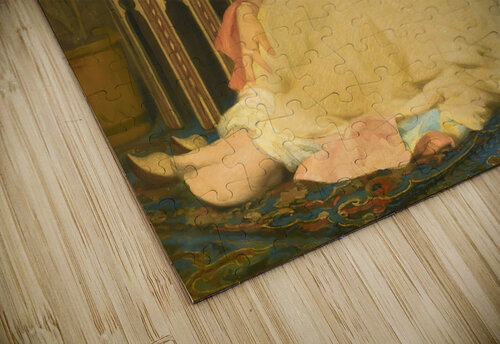 A Lady Of Smyrna [1874] by Eugène Verdyen [1836–1903] MyCozyFineArt puzzle