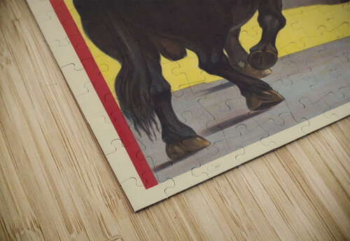 Toros en Toulouse [1914] by Imp. F. Champenois [19th–20th century] MyCozyFineArt puzzle