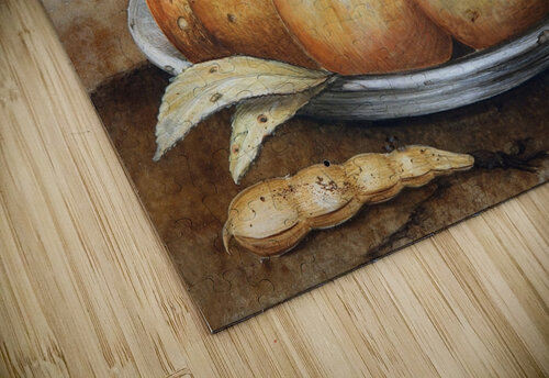 Stillleben Mit Pfirsischen Und Johannisbrot by Giovanna Garzoni [1600–1670] MyCozyFineArt puzzle