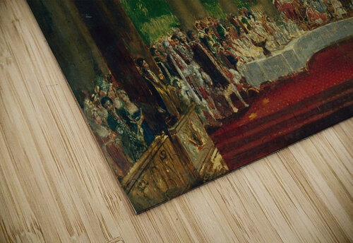Le repas de mariage de Napoléon Ier aux Tuileries. Le 2 avril 1810 [1805–1815] by Alexandre Benoit Jean Dufay [1770–1844] MyCozyFineArt puzzle