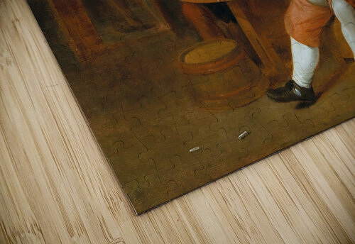 A Tavern Interior With Peasants by Pieter Harmensz. Verelst [1618–1668] MyCozyFineArt puzzle