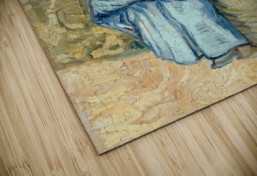 The Sheep–Shearer [After Millet] by Vincent van Gogh [1853–1890] MyCozyFineArt puzzle