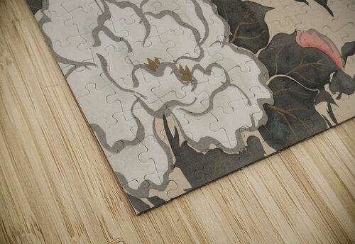 Peonies [Fukamigusa] [1909–1910] by Kamisaka Sekka [1866–1942] MyCozyFineArt puzzle