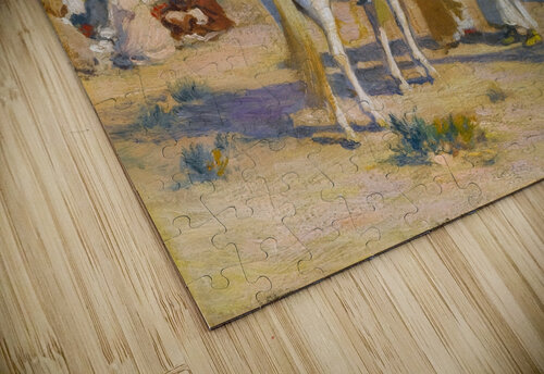 Halt In The Desert [1922] by Frederick Arthur Bridgman [1847–1928] MyCozyFineArt puzzle