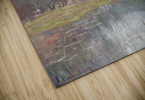 Printemps À Vétheuil [1881] by Claude Monet [1840–1926] MyCozyFineArt puzzle