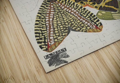 Papillons Pl.14 [1920] by Emile–Allain Séguy [1877–1951] MyCozyFineArt puzzle