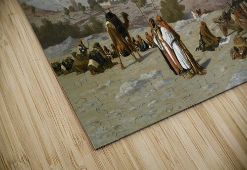 Jerusalem from the Mount of Olives [by 1880] by Charles Théodore Frère [1814–1888] MyCozyFineArt puzzle