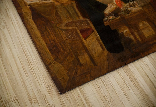 Interior of a monastery in Italy [1853] by Elmslie William Dallas [1809–1879] MyCozyFineArt puzzle