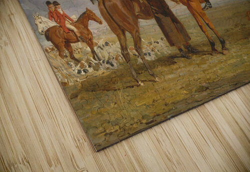 George. Marquess Of Huntly [Later 5th Duke Of Gordon]. On Tiny [1806–1807] by Benjamin Marshall [1768–1835] MyCozyFineArt puzzle