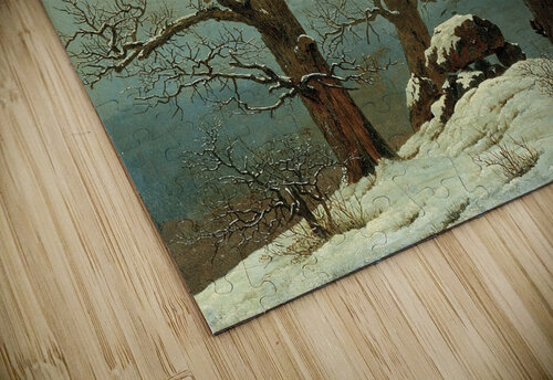 Cairn in Snow by Caspar David Friedrich [1774–1840] MyCozyFineArt puzzle