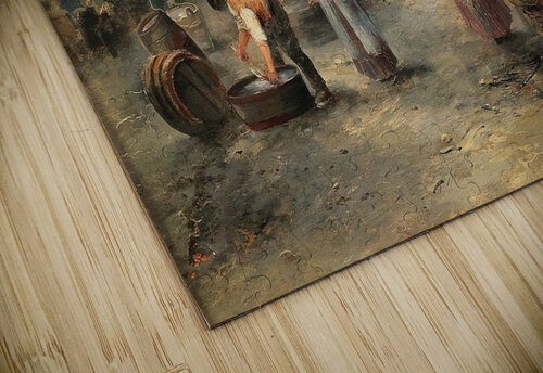 Fish Market by Emil Barbarini [1855–1933] MyCozyFineArt puzzle