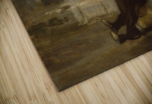 Friar Pedro Clubs El Maragato with the Butt of the Gun [c. 1806] by Francisco de Goya [1746–1828] MyCozyFineArt puzzle