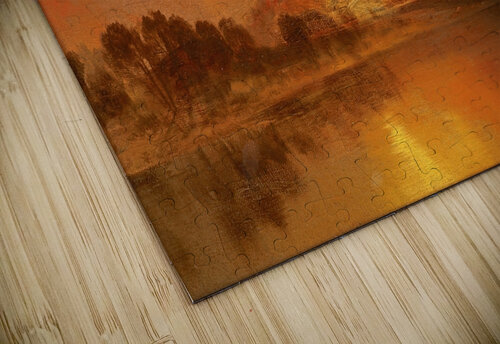 The Golden Hour [1875] by Thomas Moran [1837–1926] MyCozyFineArt puzzle