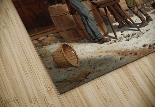 Preparing for Christmas [Plucking Turkeys] [1851] by Francis William Edmonds [1806–1863] MyCozyFineArt puzzle