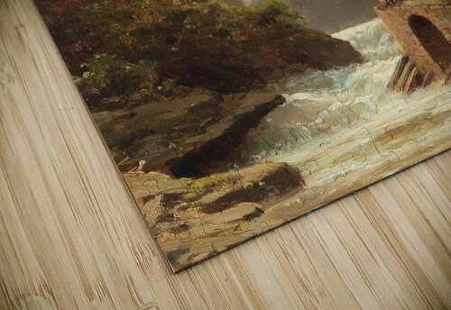 Path On A River Shore by Adolf Chwala [1836–1900] MyCozyFineArt puzzle