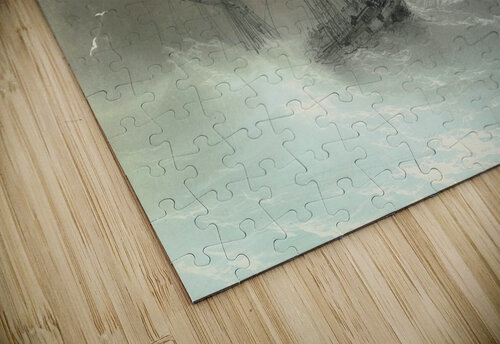 Ship In A Stormy Sea [1888] by Ivan Konstantinovich Aivazovsky [1817–1900] MyCozyFineArt puzzle