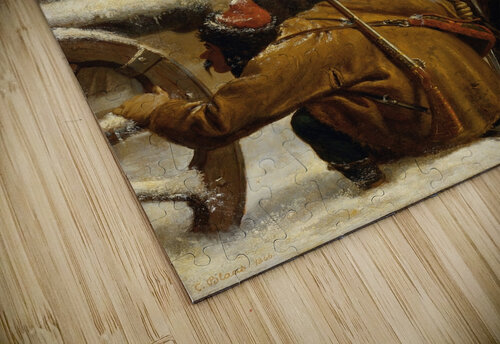 Johann de Werth’s Überfall bei Tuttlingen 1643 [1866] by Karl von Blaas [1815–1894] MyCozyFineArt puzzle