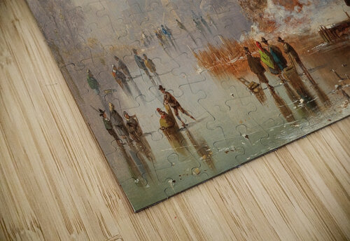 Scene near Uffing on the Staffelsee by Anton Doll [1826–1887] MyCozyFineArt puzzle