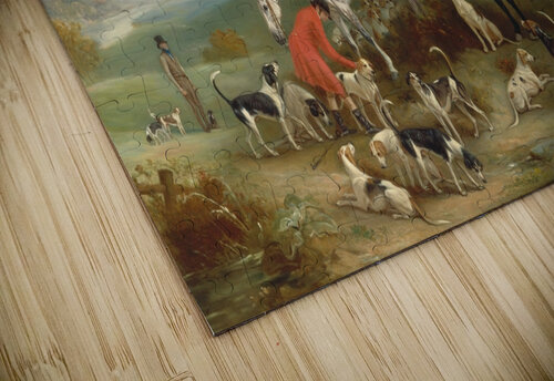 Thomas Wilkinson. M.F.H.. With the Hurworth Foxhounds [1846] by John Ferneley [1782–1860] MyCozyFineArt puzzle