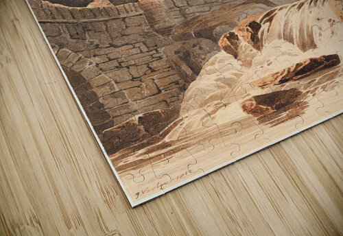 Pont Aberglaslyn [1812] by John Varley [1778–1842] MyCozyFineArt puzzle