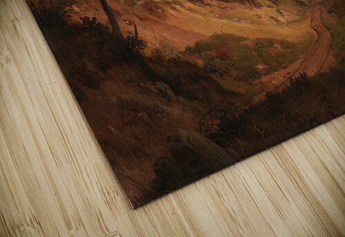 Heidelandschaft bei Silkeborg in Jütland. Dänemark [1840] by Louis Gurlitt [1812–1897] MyCozyFineArt puzzle