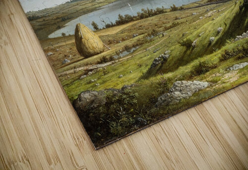 Rhode Island Shore [1858] by Martin Johnson Heade [1819–1904] MyCozyFineArt puzzle