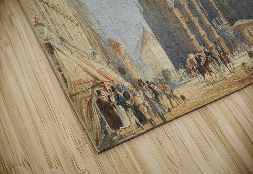 Stephansplatz [1838] by Rudolf von Alt [1812–1905] MyCozyFineArt puzzle