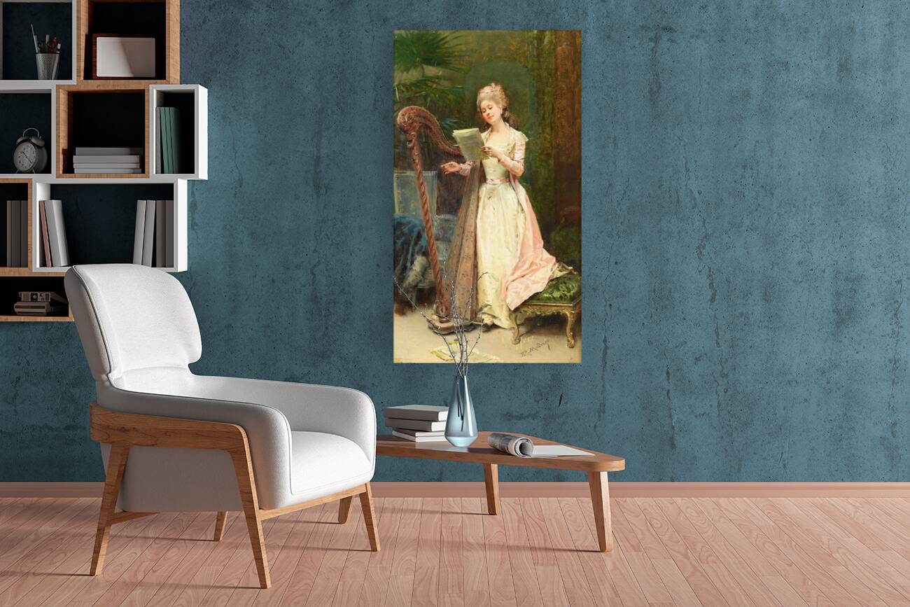 The rehearsal by Raimundo de Madrazo y Garreta [1841–1920] Reproduction