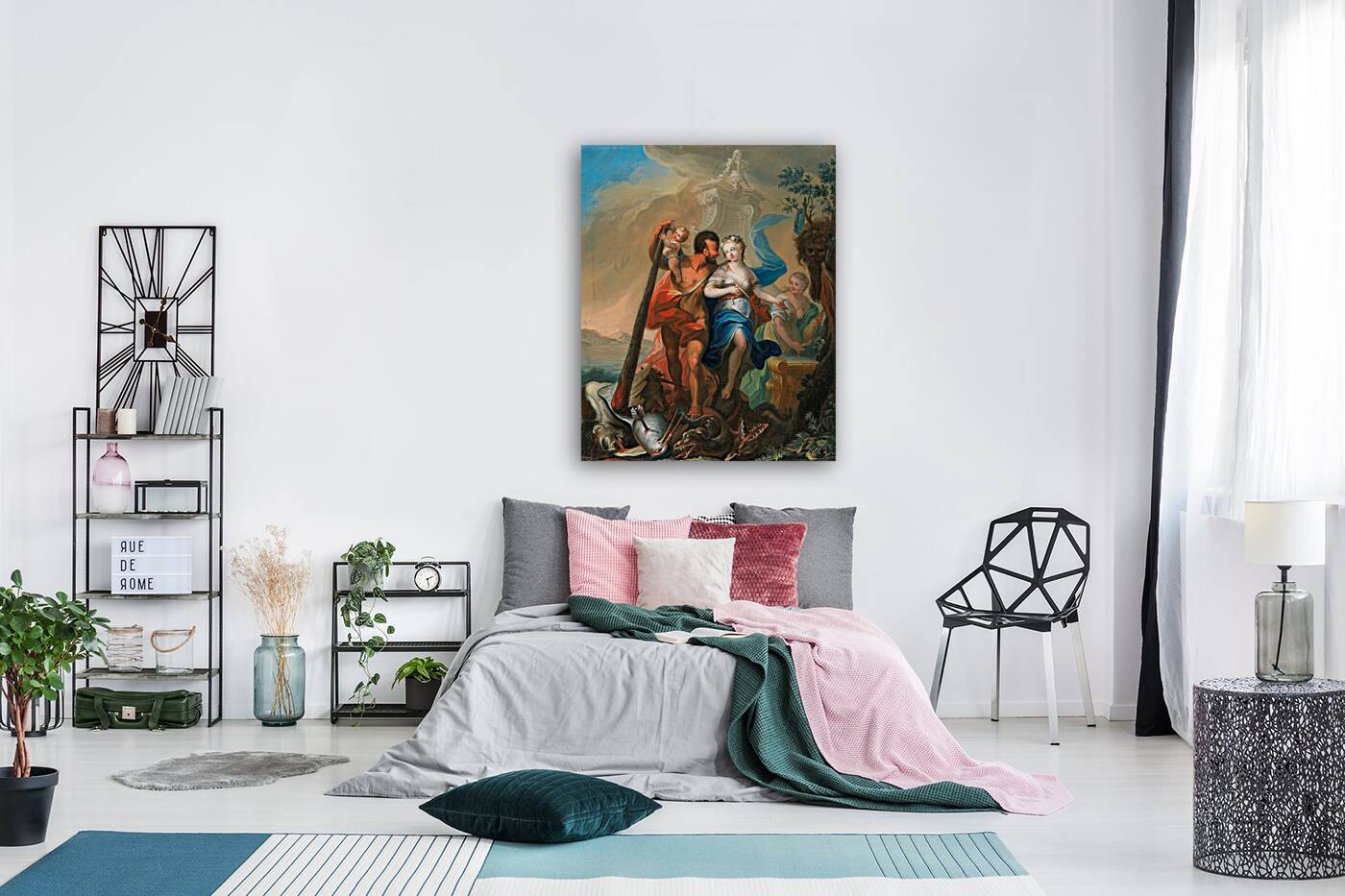 Perseus saving Andromeda [1741] by Josef Adam Ritter von Mölck [1714–1794] Reproduction