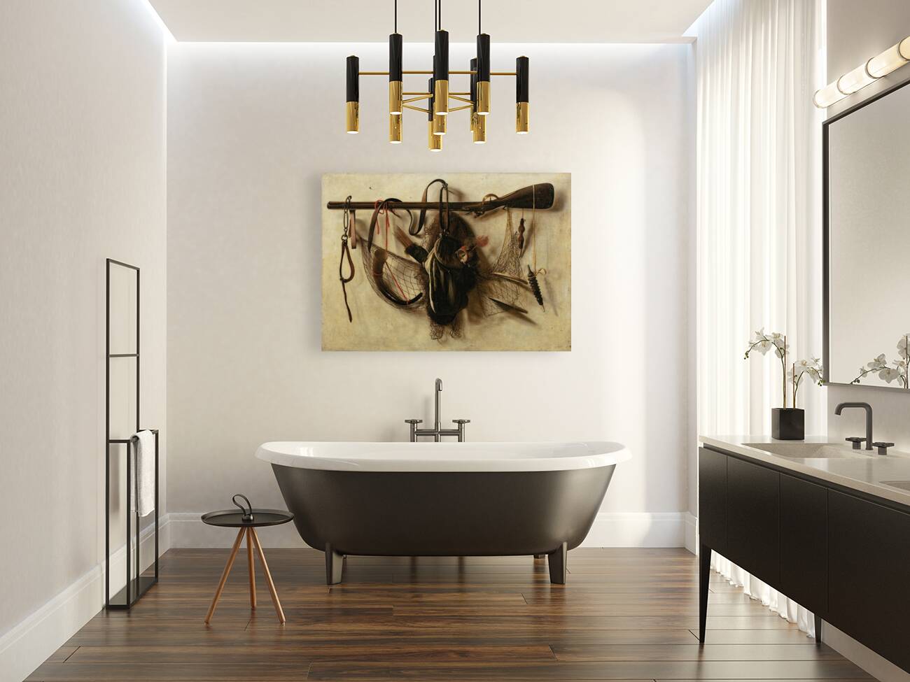 Still life with falconry instruments by Christoffel Pierson [1631–1714] Reproduction