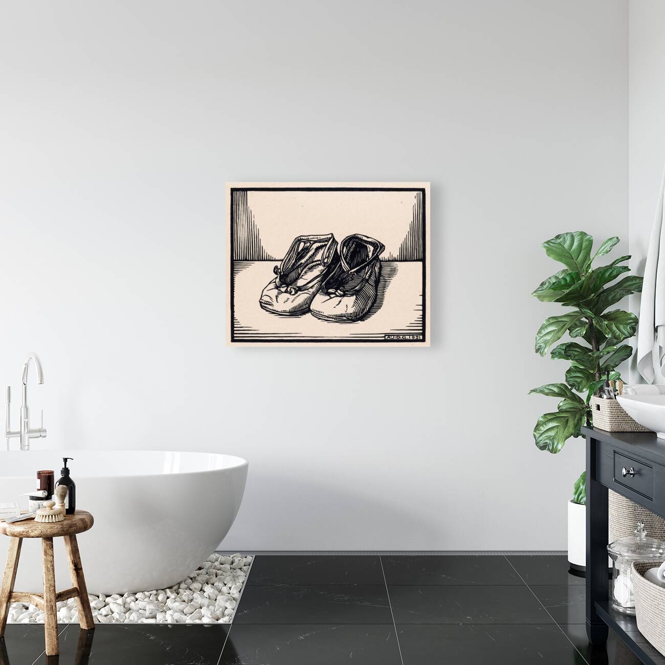 Paar schoenen [1921] by Julie de Graag [1877–1924] Reproduction