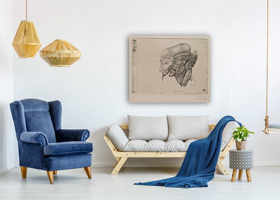 Der Komiker [1903] by Paul Klee [1879–1940] Reproduction