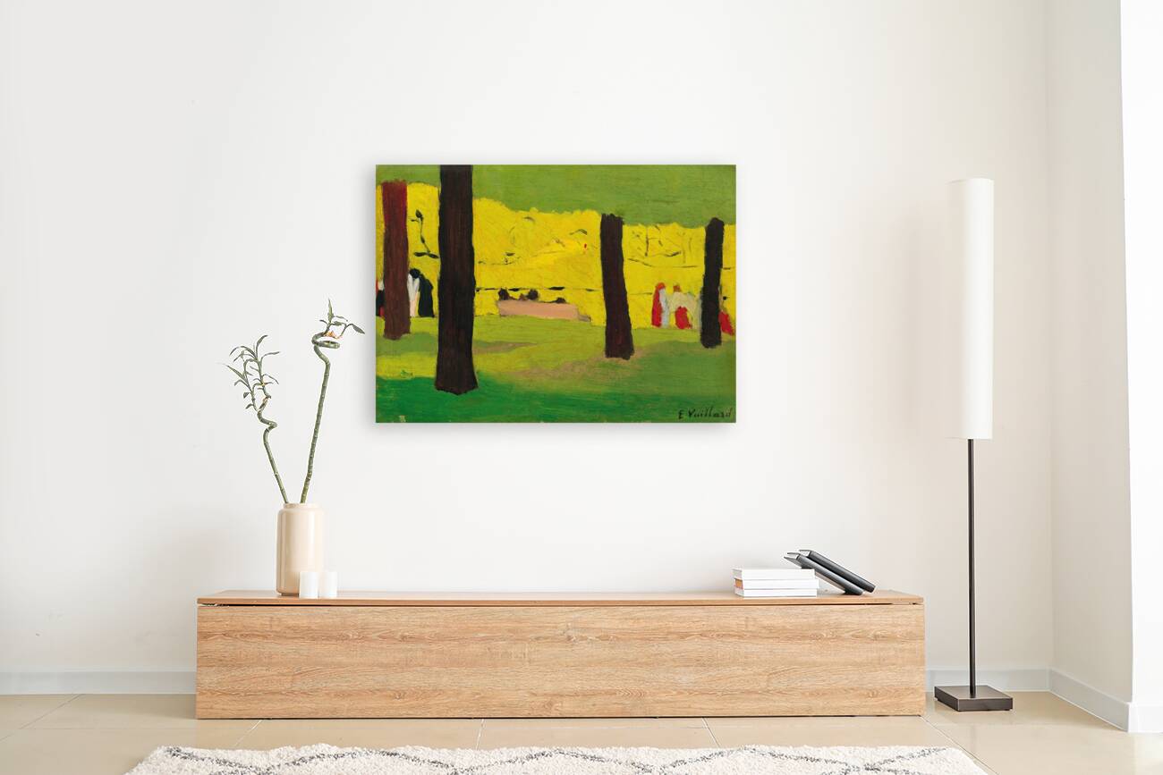 Le Banc Rose by Édouard Vuillard [1868–1940] Reproduction