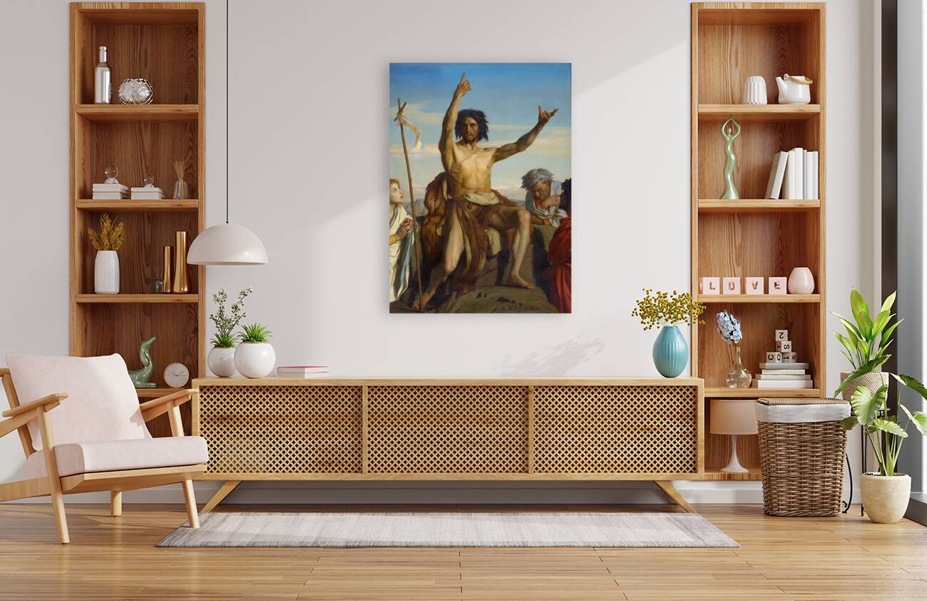 Saint Jean–Baptiste [1849] by Alexandre Cabanel [1823–1889] Reproduction