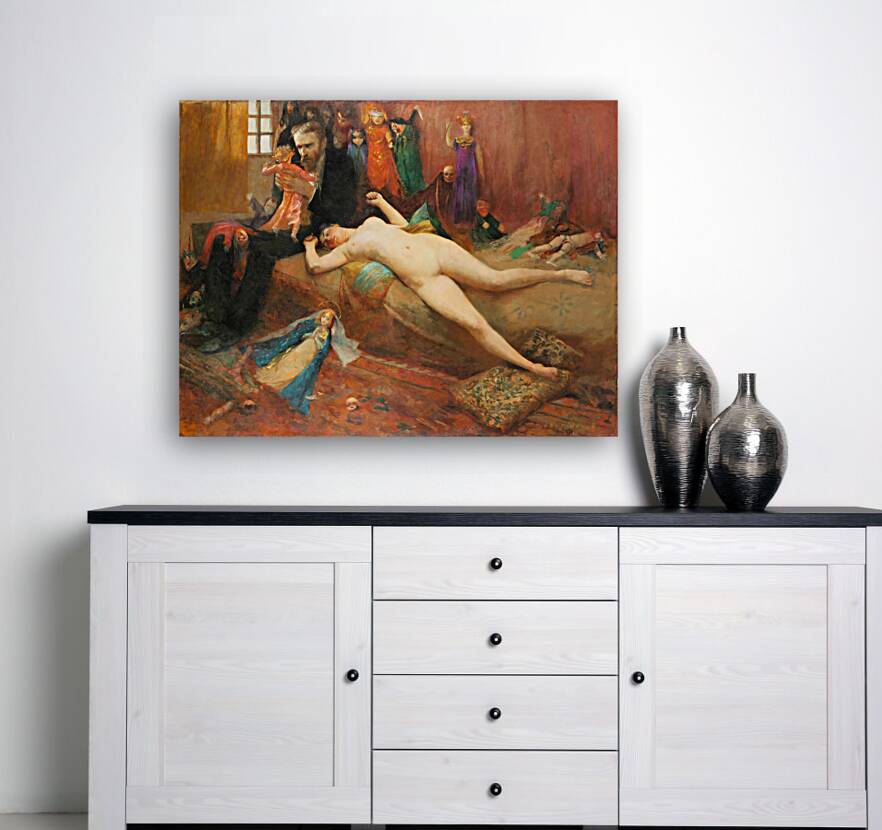 The Doll Man [1896] by Jean Veber [1864–1928] Reproduction