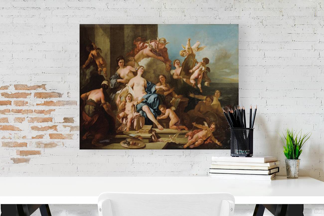 Venus And Mercury by Pierre–Jacques Cazes [1676–1754] Reproduction