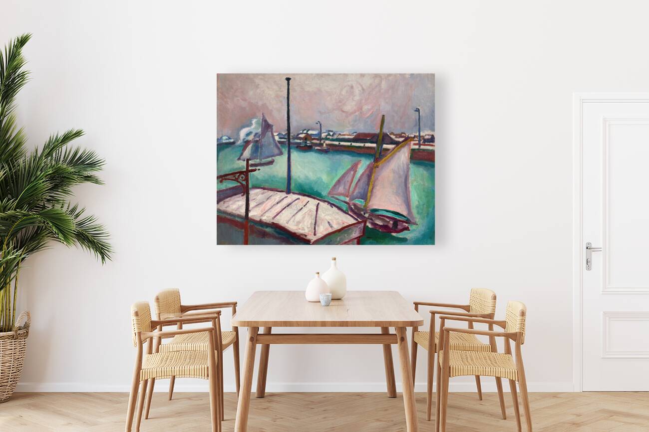 Les Barques [1906] by Raoul Dufy [1877–1953] Reproduction