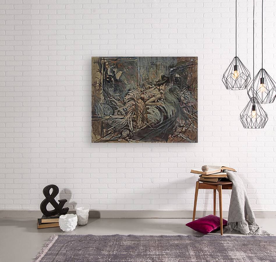 The Artist’s Model by Giovanni Boldini [1842–1931] Reproduction