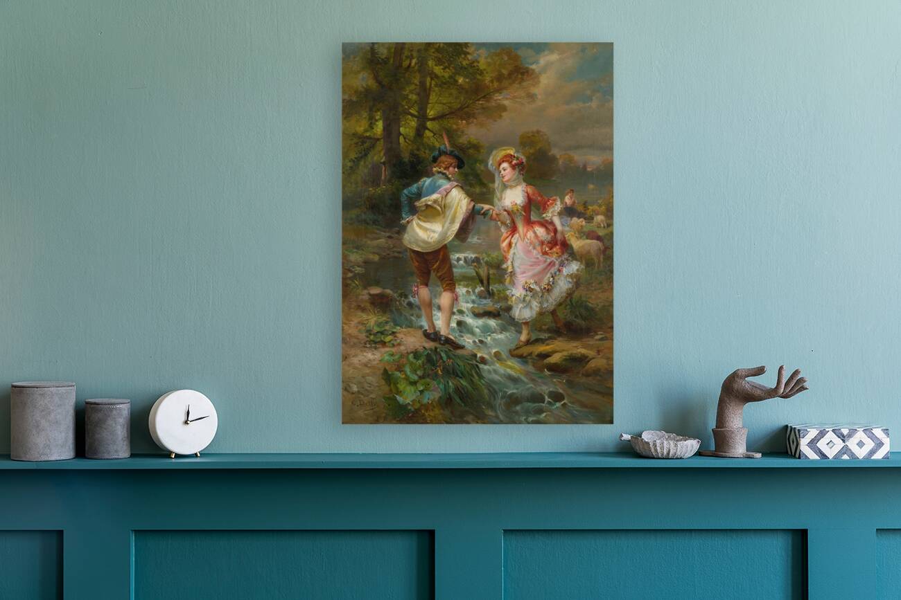 Très Galant by Cesare Auguste Detti [1847–1914] Reproduction